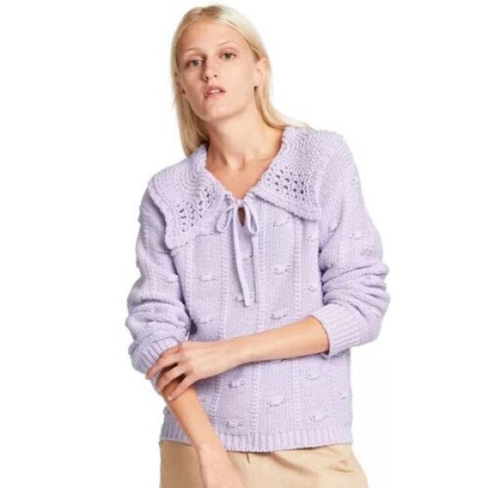 SANDY LIANG SWEATER. A never worn trendy purple sweater by Sandy Liang!